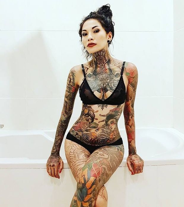 Haruethai sexy bitch tattooed
