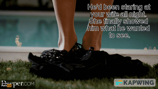 Your wife is such a tease. Even with her boss.