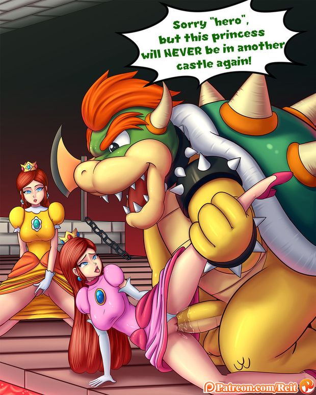 TG Mario and Lugi Princesses Fucked By Bowser
