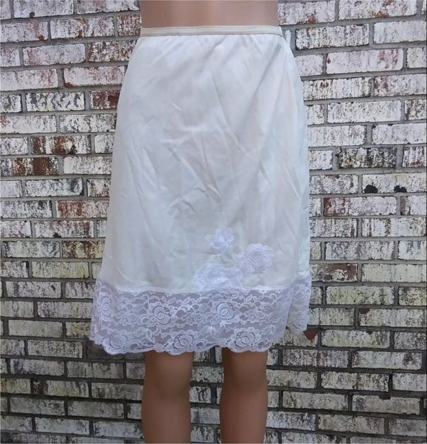 My Extremely Silky & Very Lacy Vintage Lorraine Half Slip.