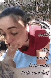 Yeah, That’s It! Make A Sloppy Mess All Over That Cock! My Nasty, Desperate, Little Cumslut!