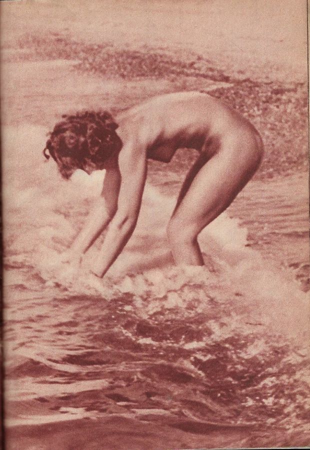 Nudist on the beach