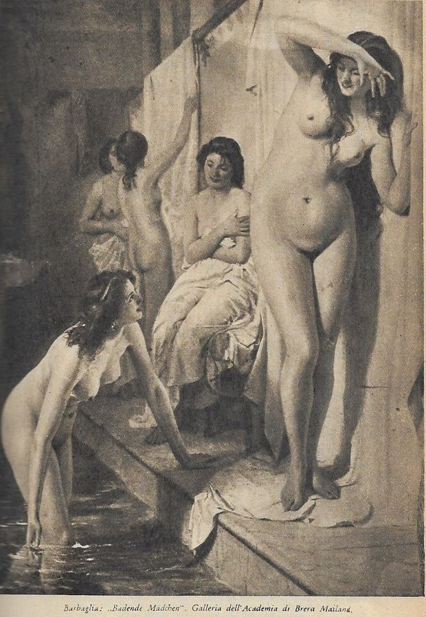 Barblagia: Nude females bathing