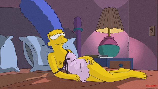 Marge in bed