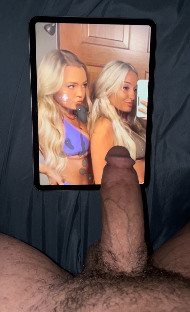 Kaelee kissing my cum
