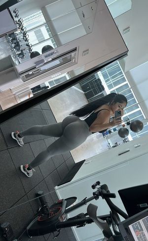 Asian gym booty