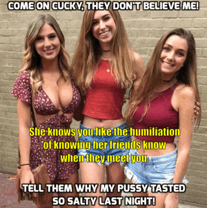 They all know you have a small dick compared to her lovers