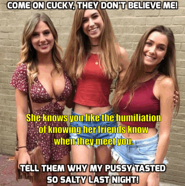 They all know you have a small dick compared to her lovers