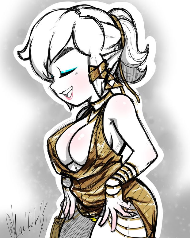 Linka in dress
