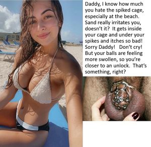 You know she is just teasing and you are going to have to suffer through this the whole week of your vacation until the last night