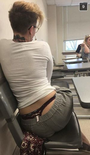 creepshot teen in class