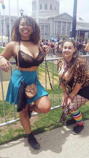 Monstress69/Tellyfckngo at Pride in San Francisco