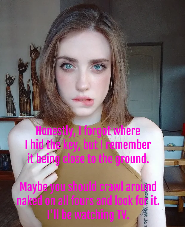 chastity key crawl