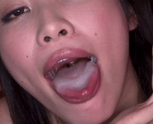 miki playing and swallowing cum