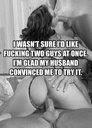 Oh..I love getting myself filled by 2 cocks!