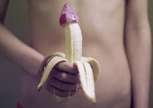 Cream dripping down the fingers of little boi, gripping his stiff little banana.