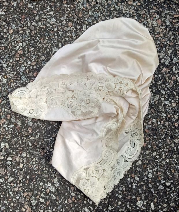 My Extremely Silky Soft & Lacy Vanity Fair Jentell "Lace Piquant" Half Slip.