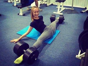 Slut training at the gym