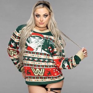 000 LIV MORGAN IN SEXY RED/GREEN X-MAS SWEATER!