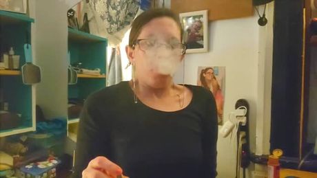 Spying on this beautiful woman