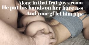 Frat guy doggystyle with your girlfriend