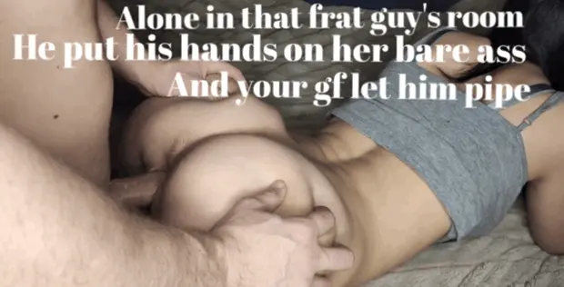 Frat guy doggystyle with your girlfriend