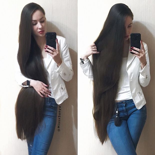 Very long hair - Xenia (@missxsunya)