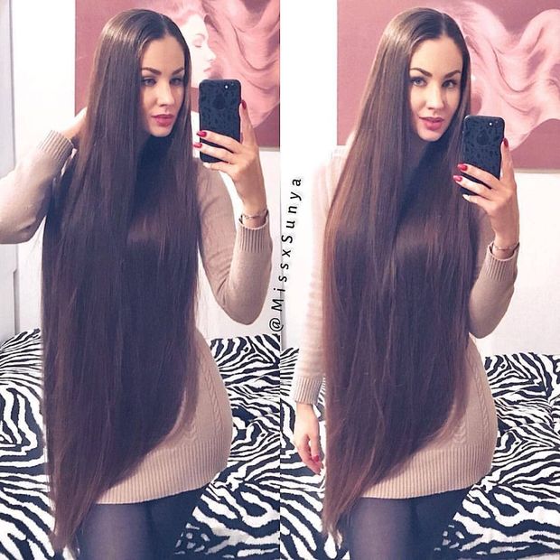 Very long hair - Xenia (@missxsunya)