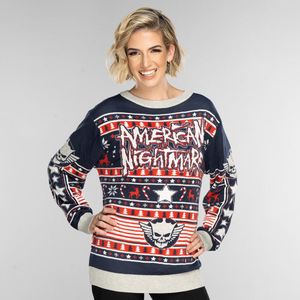 021 MEGAN MORANT - AMERICAN NIGHTMARE SEXY X-MAS SWEATER PIC #3!