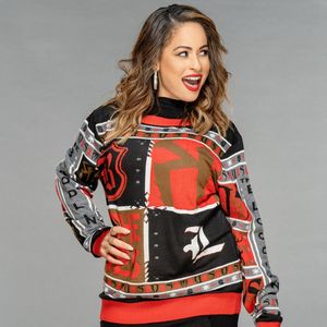 025 KAYLA BRAXTON - SEXY RED/BLACK X-MAS SWEATER PIC #5!