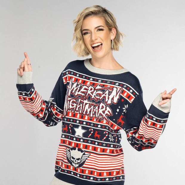 028  MEGAN MORANT - AMERICAN NIGHTMARE SEXY X-MAS SWEATER PIC #4!