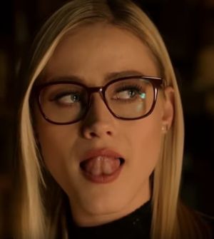 Olivia Taylor Dudley shows off her magical tongue