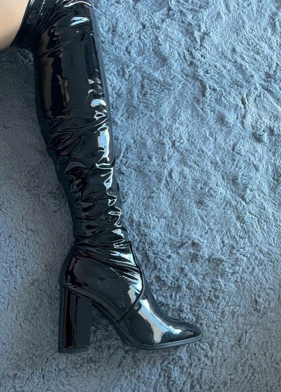 latex boots