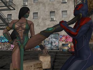 Jade wins Spider-man