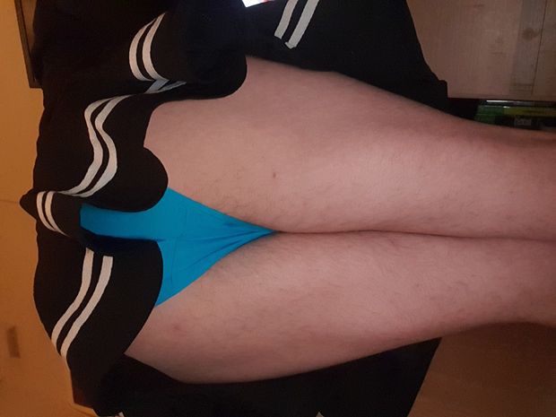 picture of my sissy ass in panties and skirt