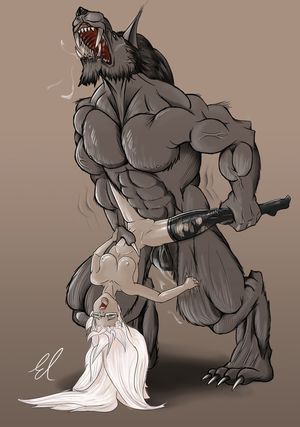 Werewolf fucks it's victim