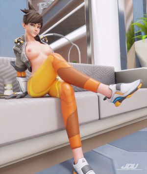 Tracer Topless(Overwatch2)[ jdv ]