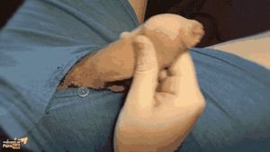 Extra skin is fun at tug time!