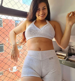 friend showing her puffy pussy