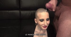 Jade had sworn to shave her head to feel the Master's hot cum running over her.