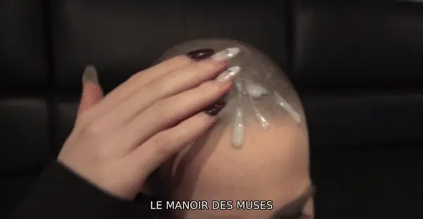 Jade had sworn to shave her head to feel the Master's hot cum running over her.
