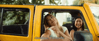 47 Metres Down Uncaged - Alexa & Nicole middle fingers to blonde stunner bitch slut Bully Catherine shocked reverse gif subtitles added gif