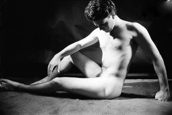 Robert Stretching Up Art Print