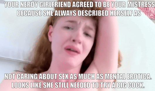 I think this experience changed her mind.