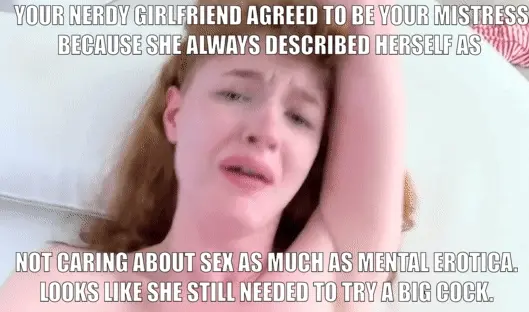 I think this experience changed her mind.