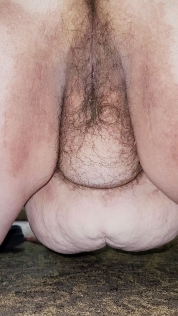 BBW closeup on pussy and big beautiful fat hanging belly