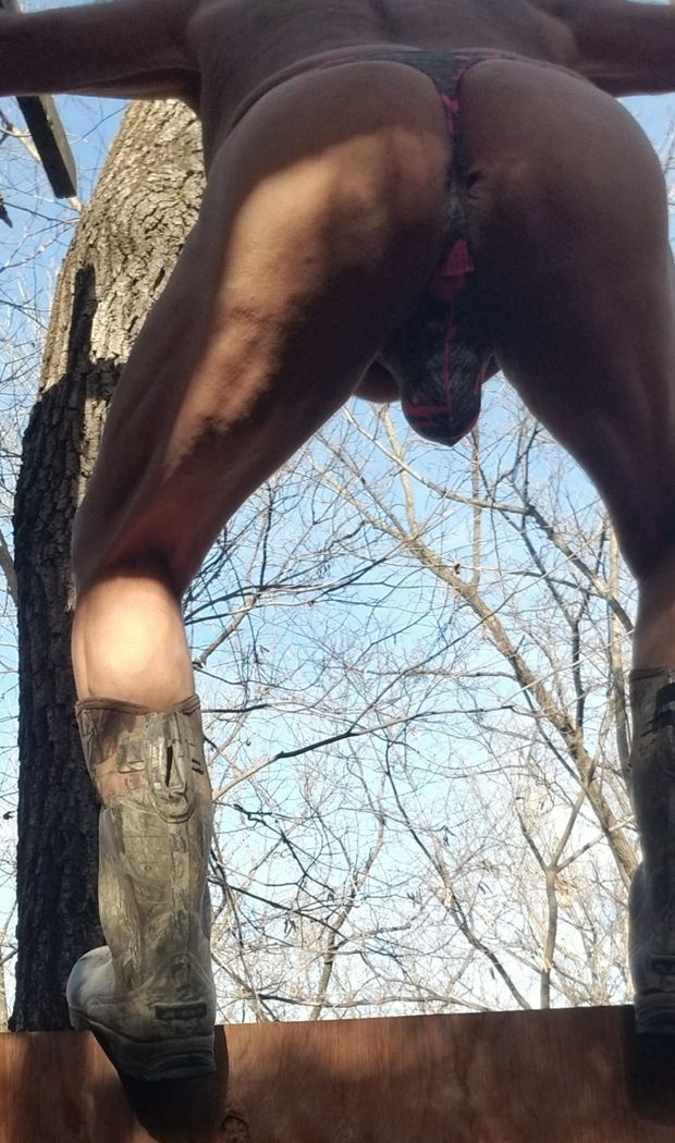 Jack off to my butt pussy cum on me