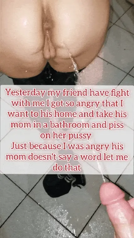 Have fight with my friend so I have done this with his mom