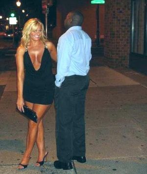 She looks quite happy for the night ahead!