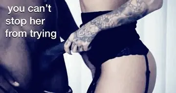 your gf wanted to try black